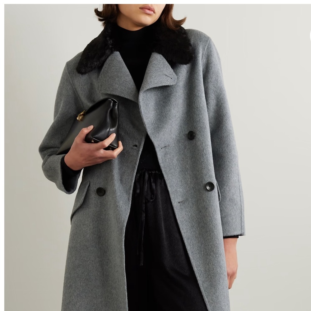 NWT $1490 Proenza Schouler Emma Coat in Double Face Wool